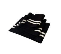 TinaKim Tessuto a maglia a costine, polsini in vita (bianco e nero, 101,6 x 20,3 cm)