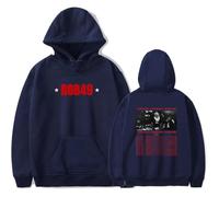 TINASI Rob49 Let Me Fly Tour 2025 Merch Felpe con cappuccio Unisex Casual Felpa a maniche lunghe Vestiti, Marina Militare, S