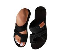 tinbarry Sandali da donna con passanti sandali piatti slip-on infradito pantofole ortopediche sandali alla moda con separatori delle dita eleganti sabot