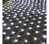 TINBOSE Luci A Stringa, 200 LED Da Giardino Impermeabili, 8 Modalità, Illuminazione Decorativa In Filo Di Rame For Interni/esterni, For Casa, Cortile(Cool White,1.5m x 1.5m 96led)