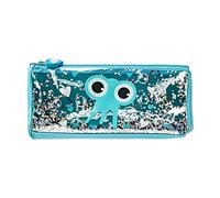 Tinc - Astuccio con paillettes glitterate, per la scuola, con grazioso design per bambini, cancelleria e cancelleria, per ragazze e ragazzi, colore: Blu