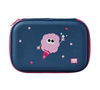 Tinc - Astuccio Rigido Luminoso Flossie - Custodia Protettiva con LED Integrato - Organizzazione Scolastica con Scomparti per Bambini - Motivo Carino - Blu Marino