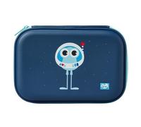 Tinc - Astuccio Rigido Luminoso Spaceman - Custodia Protettiva con LED Integrato - Organizzazione Scolastica con Scomparti per Bambini - Motivo Astronauta Spazio - Blu