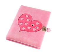 Tinc - Diario Intimo Morbido con Lucchetto A5 - Quaderno a Copertina Soft Touch Ultra Morbida con Catenaccio e Chiavi - 192 Pagine per Note Segrete e Scrittura - Rosa