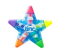 Tinc Starhll - Evidenziatore multicolore 5 in 1, a forma di stella, misura unica, colore: blu