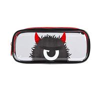 Tinc Grazioso Astuccio per la Scuola, in PVC Trasparente, per Viaggi e Trucchi, per Cosmetici, Grande capacità, Perfetto per Scuola, compiti, Viaggi, Pigiama Party