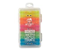 Tinc Nifty Snifty - Evidenziatori profumati a doppia punta per bambini, per uso a scuola e per i compiti, gamma di 10 colori con una fragranza fruttata, per ragazze e ragazzi, confezione da 10, NISNDTMU