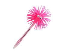 Tinc, Penna a Sfera Luminosa Fuzpenbl con Coperchio in Silicone, Motivo Fuzzy, Inchiostro Blu, Testa Oscillante, Si Illumina, Penna Fantasia per Ragazzi/Ragazze