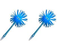 Tinc - Penna a Sfera Luminosa Fuzzy Guy - Accessorio di Cartoleria con Testa Scintillante e Inchiostro Blu - Fornitura Scolastica Divertente per Bambini - Perfetta per Regali e Feste - Blu