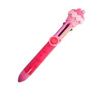 Tinc Penna a Sfera Retrattile Multicolore, 6 in 1, con Personaggio Cupcake, per Scuola, Ufficio, Casa, Rosa, Penna Pratica e Divertente, per Scrittura Colorata e Creativa