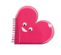 Tinc - Quaderno A5 Imbottito con Cuore Squishy Mallo - Taccuino a Spirale con Carta Non Rigata e Copertina Morbida - Ideale per Disegni e Note Creative - Rosa