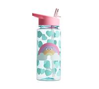 Tinc Rainbow Borraccia per Bambini a Prova di perdite, 550 ml, con Cannuccia, per Scuola e Vacanze, Senza BPA (PWBRAINB)