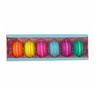 Tinc, Set di 6 gomme Macaron, Gomma per Scuola e Ufficio, Design Divertente e Funzionale, Cartoleria Colorata, Accessorio Originale Non Commestibile, Cartoleria Unica