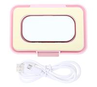 TINEASUR 1 Pc pulire più caldo distributore scaldasalviette USB dispenser portatile di salviette UV Gel scalda asciugamani scalda salviette scaldino portatile forniture per AbS rosa