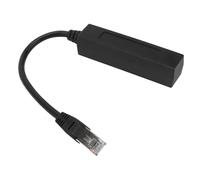 TINEASUR 1 Pc sdoppiatore di porte divisore coassiale connettore ethernet connettori ethernet Distributore LAN adattatore ethernet divisore di rete accessorio cavo di rete addominali Black