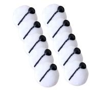 TINEASUR 10 Pezzi Nasi in Cotone per DIY Accessori per e Animali Peluche Materiale Leggero e Resistente Creativo e Sicuro per Amigurumi e Laboratori Manuali