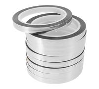TINEASUR 10 Pezzi Nastro Adesivo in Alluminio Argento per Progetti Artistici e Artigianali, Resistente All'acqua Sigillatura Precisa, per Lavori di Grande Scala