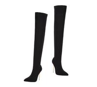 TINEASUR 1paio Stivale Sottile Design e Confortevole Per e Inverno Over-the-knee Per Look Chic e