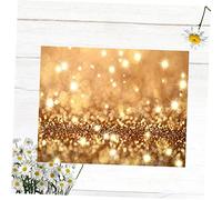 TINEASUR 1pezzi Telo Fotografico Professionale Per Eventi e Decorazioni Sfondo Dorato Per Servizi Fotografici e Feste Facile Da Usare e Resistente Per Ogni Di Fotografo