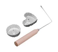 TINEASUR 1set Cucchiai Da Frittura Lega Di Alluminio Con Manico Per Snack Fritti Utensile Da Cucina Per Pancake e Dolci Pratico e Leggero Per Casa e Ristorante