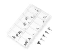 TINEASUR 1set Parti Di Ricambio Per Orologi Professionale Accessori Orologi Con Corone Multiple Argento Kit Manutenzione Essenziale Per Orologiai e Riparatori