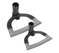 TINEASUR 2 Pezzi Cava in Acciaio Inossidabile Attrezzo Maneggevole per Giardinaggio e Agricoltura e Scioglitore Terreno Ergonomico per e Coltivazioni