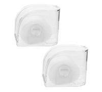 TINEASUR 2 Pezzi Scatola Portaorologi Trasparente in Acrilico Custodia Piccola Quadrata per Appendere Organizer Orologi da e Espositore da Casa o Negozio