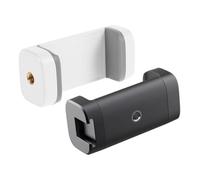 TINEASUR 2 Pezzi Supporto per Smartphone da Treppiede Clip per Telefono Montatura Stabile per Scatti Orizzontali e Verticali per Live Streaming e Selfie con Attacco Cold Shoe Compatibile