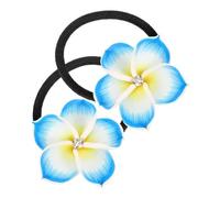 TINEASUR 2pezzi Coroncine Elastiche Per Con Fiori Ceramica Accessori Femminili Eleganti Per Acconciature Quotidiane e Feste Per Tutti Tipi Di