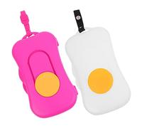 TINEASUR 2pezzi Dispenser Salviettine Umidificate Portatile e Riutilizzabile Contenitore Da Viaggio Per Colori e Facile Da Pulire e Pratico Trasportare
