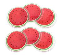 TINEASUR 6 Pezzi Patch Ghiaccio Occhi Riutilizzabili Impacchi Ghiaccio Rinfrescanti per Occhiaie e Affaticamento Gel Raffreddante per Lesioni e Occhi Design Adesivo Facile Usare