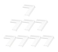 TINEASUR 8 Pezzi Protezioni Angolari per Finestre e Mobili Paraspigoli in Silicone per Copertura Angoli Antiurto Flessibile per Tavoli e Finestre Sicurezza Casa