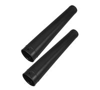 TINEASUR Accessorio per Phon 2 Pezzi Tubo Soffiatore in Plastica Nero per Asciugatura Rapida e Rimozione Polvere Interna per Asciugacapelli