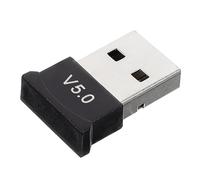 TINEASUR Adattatore Wireless 5.0 USB 2.0 Nero in Plastica Ricevitore e Trasmettitore per PC e Computer, Compatibile con Speaker e Tastiera Colore Casuale
