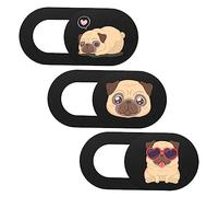 TINEASUR Copertura per Interni Scorrevole per Webcam per Laptop Set da 3 Pezzi per Accessori per Animali Domestici Apri/Chiudi