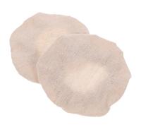 TINEASUR Copri Barattoli Beige 2 Pezzi Riutilizzabili per Conservare Cibo Fresco, per Cucina e Barattoli a Bocca Larga