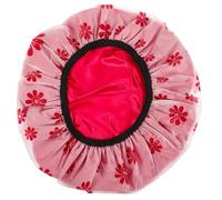 TINEASUR Cuffia da Doccia Doppio Strato Asciugamano Stampa, Copri Chioma Riutilizzabile per Donna, Taglia Unica Comoda e Leggera, per Trattamenti Chioma e Viaggi