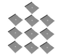 TINEASUR Custodie per CD Trasparenti in Plastica 10 Pezzi, Custodia Singola per Dvd Protezione Antipolvere e Antiumidità, Contenitore Impilabile per Archiviazione Multimediale Domestica