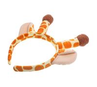 TINEASUR Fascia Di Corno Fascia Cosplay Giraffa Animale Vestire La Fascia Fasce Per La Testa Cerchio Per Dell'orecchio Di Animale Fascia Per Giraffa Fascia Giraffa Peluche