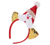 TINEASUR Graziosa Fascia Per Di Babbo Natale Per La Festa Di Natale Cerchietto Per in Stile Babbo Natale Per Foto Delle Vacanze