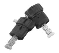 TINEASUR Impugnatura Telescopica di Ricambio per Valigia da Viaggio, Set da 2 Pezzi con Meccanismo di Blocco in Pvc, Clip di Fissaggio Versatile e Altezza Regolabile per Riparazione
