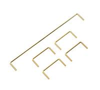 TINEASUR Kit Di Fili Stabilizzatori Per Chiavi in acciaio Inossidabile Da 1 6 Mm 2x 6 25x Per Pcb/asse Satellitare in Acciaio Placcato in Oro