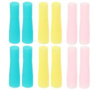 TINEASUR Manicotti Protettivi in Silicone per Manico Forbici e Pinzette Manicure Set da 12 Pezzi Antiscivolo Copertura Compatta e Leggera per Uso Professionale e Viaggi