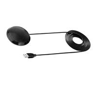 TINEASUR Microfono USB Condensatore per Conferenze e Gaming, Alta Fedeltà, Struttura in Metallo Nero, Compatibile Laptop e Computer, Plug And Play Facile da Usare
