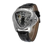 TINEASUR Orologio da Polso Automatico Meccanico Uomo Nero Winner