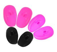 TINEASUR Paraorecchie Leggero per Parrucchieri 3 Paia in Silicone Protezione Orecchie Dalla Tinta Chioma o Casa