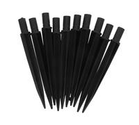 TINEASUR Picchetti Luminosi per Sentieri e Lampade da Giardino, Set da 10 Pezzi, in Plastica Leggera Compatta, Accessori per Illuminazione Paesaggistica Esterna, Facili da Inserire