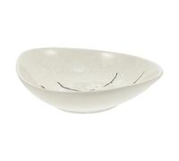 TINEASUR Riutilizzabile in Bianco Dipinto Piattino Piccolo Smalto Ecologico per Snack e Noodles per Ristoranti e Hotel