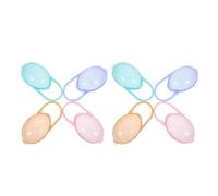 TINEASUR Scatola Porta Ciuccio 8 Pezzi in Pp e Multiuso Grande Capacità, Facile da Riporre per Neomamme e Neopapà, per Custodia Portatile Colore Casuale