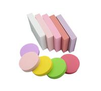 TINEASUR Set 10 Pezzi Timbri in Gomma Intagliati a Mano, Mattoncini Rotondi e Quadrati per Progetti DIY, Materiale Gomma Resistente per Adesivi Fatti a Mano Colore Casuale
